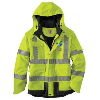 Carhartt Hi-Vis Waterproof Sherwood Safety Jacket - 100787